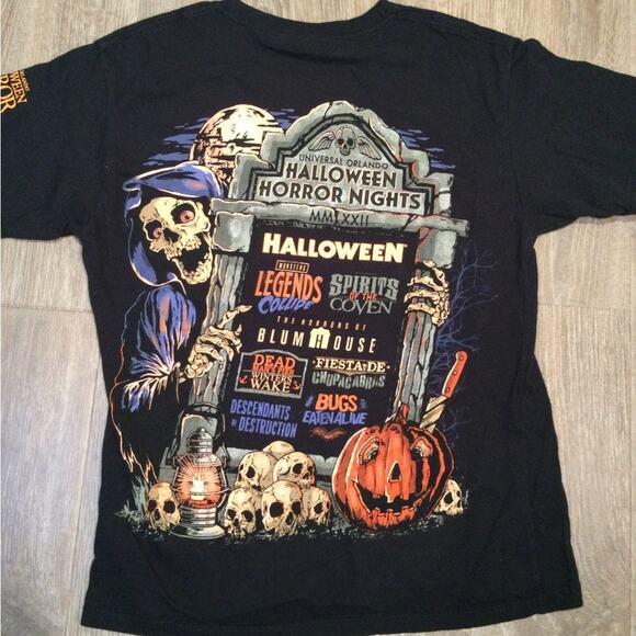 Halloween Horror Nights 2022 t-shirt XXS - Picture 1 of 5